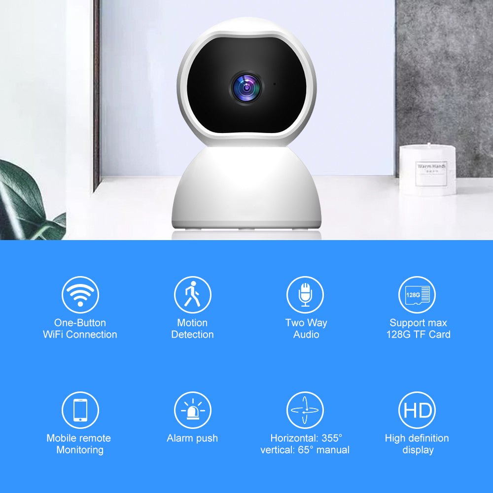 1080P Home Security Indoor Wireless IP Camera - PROTARSTOMB.COM